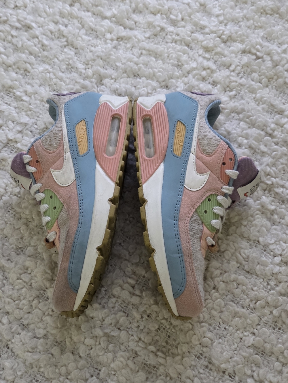 Nike Air Max 90 SE Sun Club Pastel Multicolor Womens Size 7.5 Sneaker DJ9997-100 - Picture 7 of 14